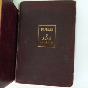 Poems by Alan Seeger vintage hardcover